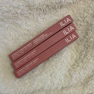 Ilia - NIB Lip Sketch Hydrating Crayon - Tableau, Pink Door, Banquette
